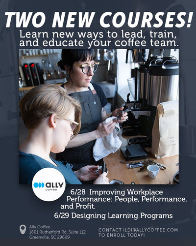 June Learning Programs at Ally Coffee